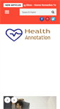 Mobile Screenshot of healthannotation.com